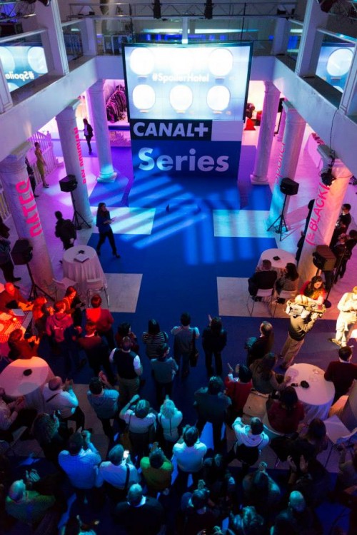 Inauguración del nuevo Canal+ series en el Palacio de Neptuno de Madrid.