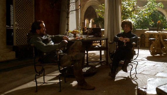 Juego de Tronos - El Oso y la Doncella. Tyrion aconsejado por Bronn