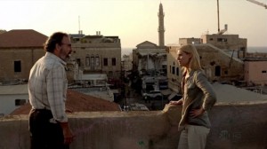 Carrie y Saul en Beirut.
