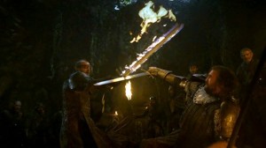 Juego de Tronos - Besada por el Fuego. Lord Dondarrion contra Sandor Clegane
